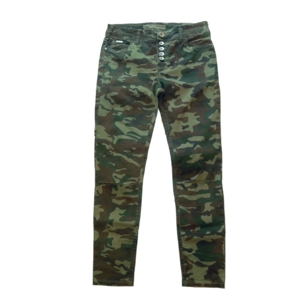 Colcci Made in Brazil  Camo Jeans Button Fly Sz 8